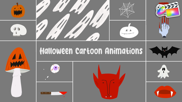 Photo of Halloween Cartoon Animations for FCPX – Videohive 54467110