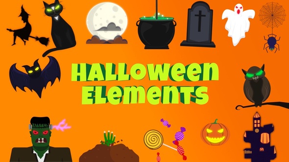 Photo of Halloween Elements For Final Cut Pro X – Videohive 54413867