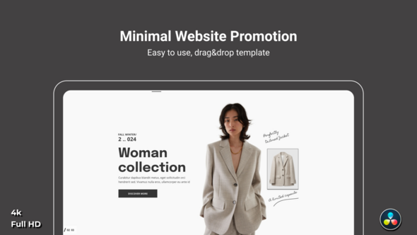 Photo of Minimal Website Promo – Videohive 54251507