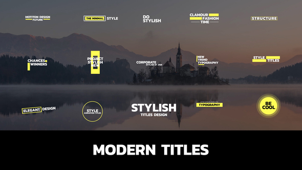 Photo of Modern Titles – Videohive 54412004