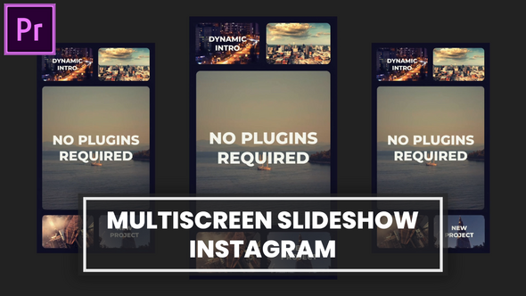 Photo of Multiscreen Instagram Slideshow MOGRT for Premier Pro – Videohive 54347008