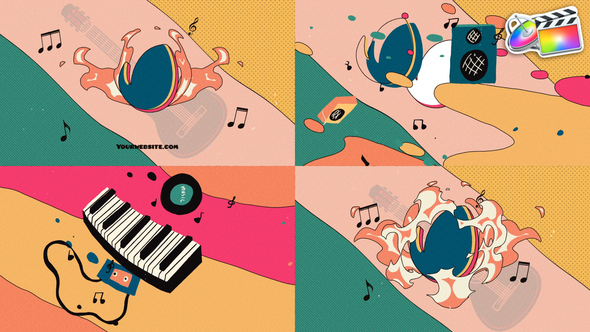 Photo of Music Colorful Logo Opener for FCPX – Videohive 54120340