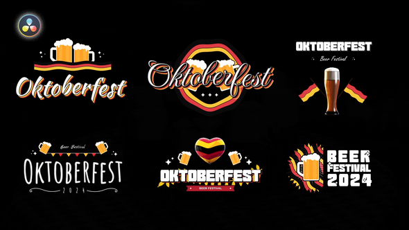 Photo of Oktoberfest Titles Pack – Videohive 54073416