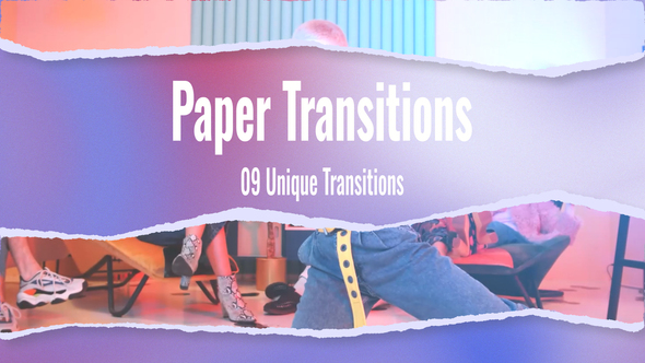 Photo of Paper Transitions Premiere Pro MOGRT – Videohive 54150904