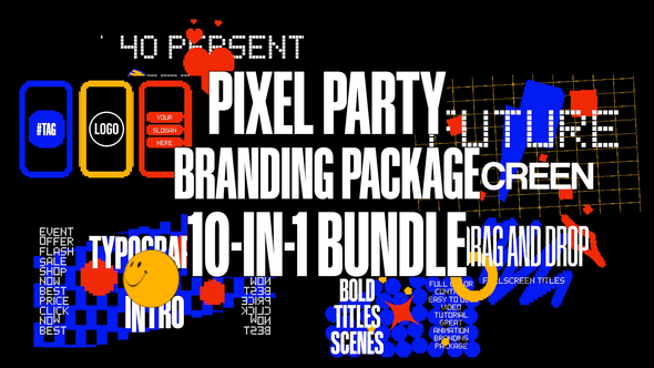 Photo of Pixel Party: New Branding Package – Videohive 54489403