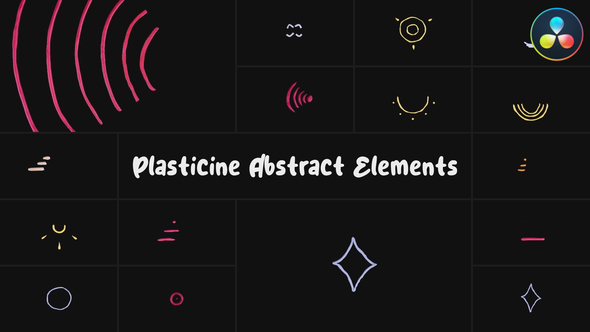 Photo of Plasticine Abstract Elements | DaVinci Resolve – Videohive 54359899