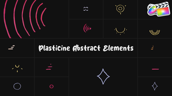 Photo of Plasticine Abstract Elements | FCPX – Videohive 54359888