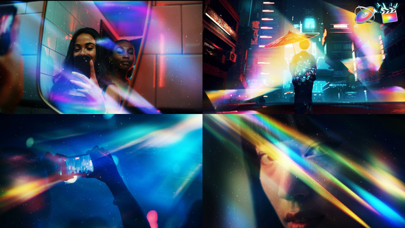 Photo of Prism Light Particles Color Overlays Final Cut X and Apple Motion – Videohive 54552979