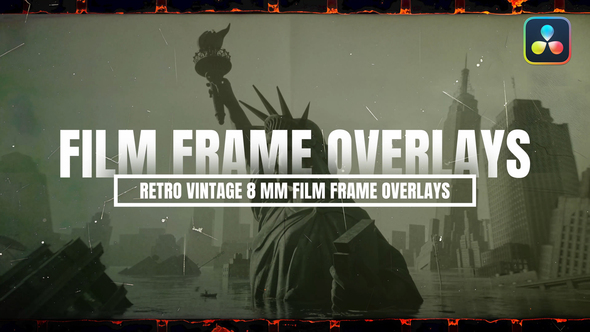 Photo of Retro Vintage 8MM Film Frame Overlays For DaVinci Resolve – Videohive 54549498