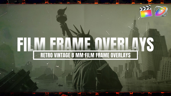 Photo of Retro Vintage 8MM Film Frame Overlays For Final Cut X and Apple Motion – Videohive 54549821