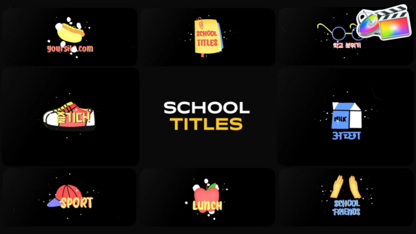 Photo of School Titles for FCPX – Videohive 54393243