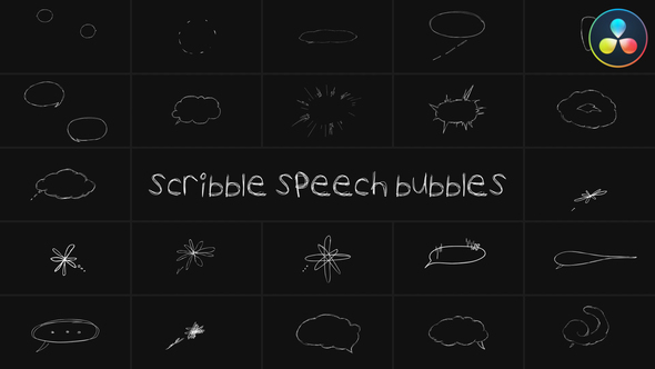 Photo of Scribble Speech Bubbles for DaVinci Resolve – Videohive 54065965