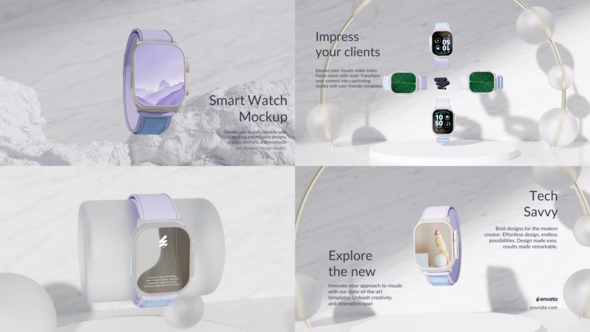 Photo of Smart Watch Mock Up for Premiere Pro – Videohive 54233633