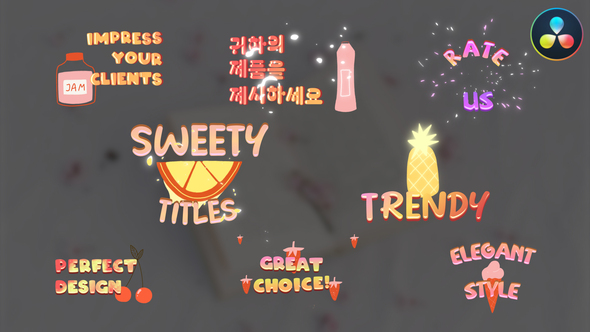 Photo of Sweety Titles for DaVinci Resolve – Videohive 54411689