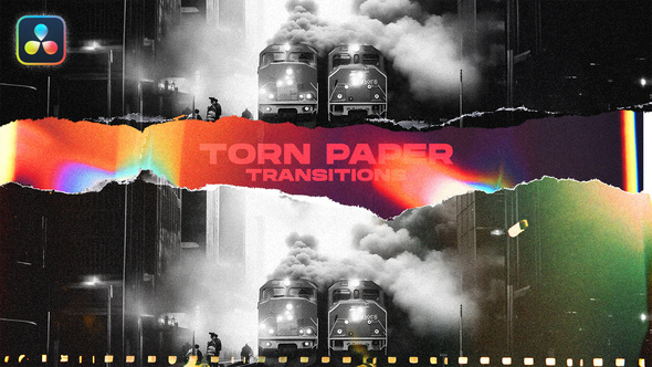 Photo of Unique Torn Paper Transitions | DaVinci Resolve – Videohive 48571087