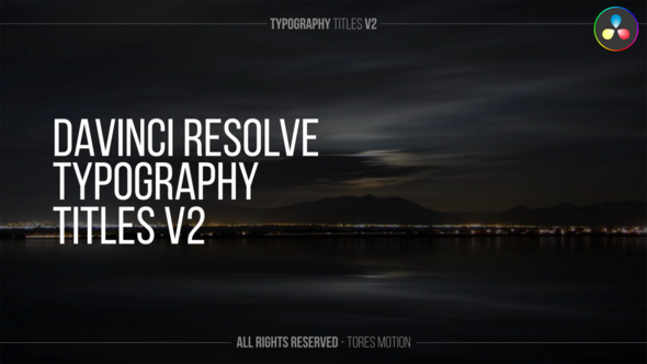 Photo of Typography Titles V2  DR – Videohive 35989615