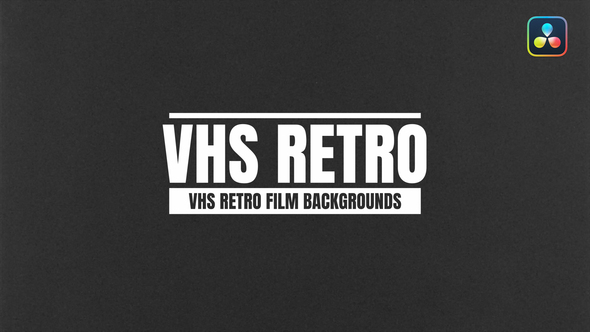 Photo of VHS Retro Film Backgrounds For DaVinci Resolve – Videohive 54238653