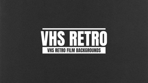 Photo of VHS Retro Film Texture Backgrounds For After Effects – Videohive 54186867