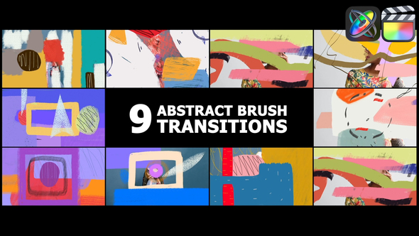 Photo of Abstract Brush Transitions | FCPX – Videohive 54888495