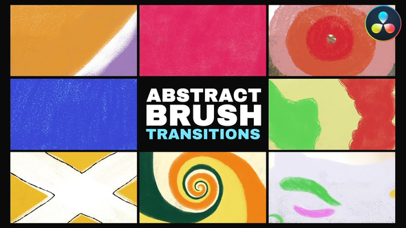 Photo of Abstract Brush Transitions for DaVinci Resolve – Videohive 55067861