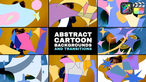 Photo of Abstract Cartoon Transitions | FCPX – Videohive 54845016