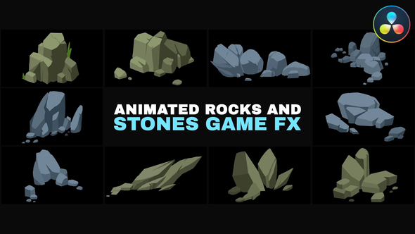 Photo of Animated Rocks And Stones Game FX | DaVinci Resolve – Videohive 54547492