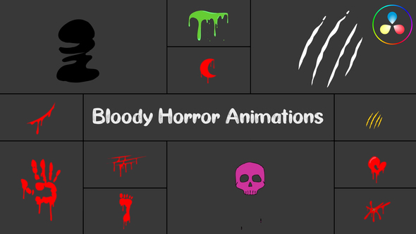 Photo of Bloody Horror Animations Pack for DaVinci Resolve – Videohive 54957075