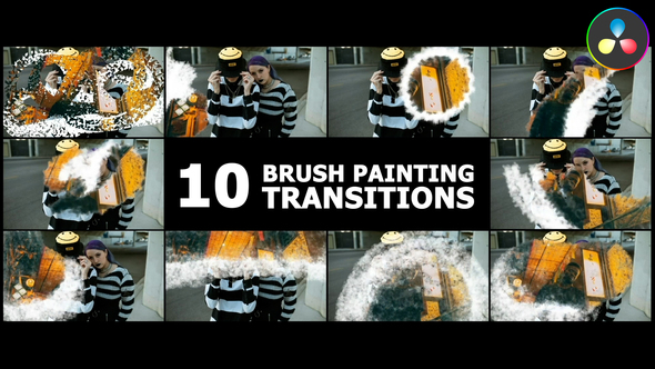 Photo of Brush Painting Transitions | DaVinci Resolve – Videohive 54715441