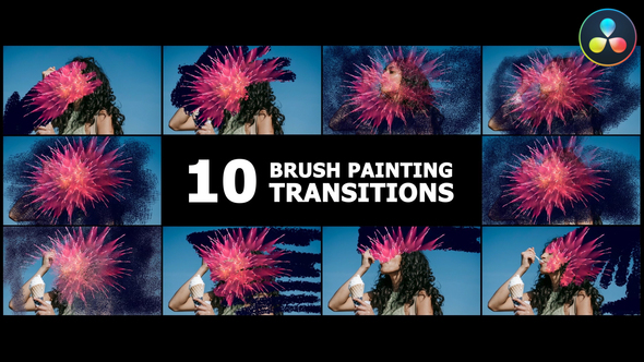 Photo of Brush Painting Transitions | DaVinci Resolve – Videohive 54822099