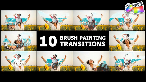 Photo of Brush Painting Transitions | FCPX – Videohive 54821118