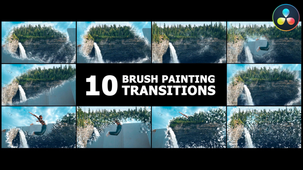 Photo of Brush Painting Transitions for DaVinci Resolve – Videohive 54890064