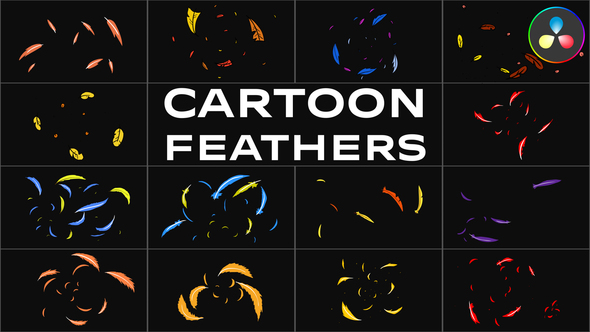 Photo of Cartoon Feathers for DaVinci Resolve – Videohive 54570634