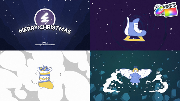 Photo of Christmas Morphing Logo | FCPX – Videohive 55077663