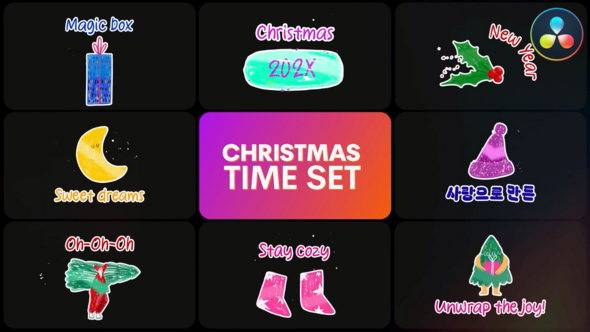 Photo of Christmas Time Set | DaVinci Resolve – Videohive 54845795