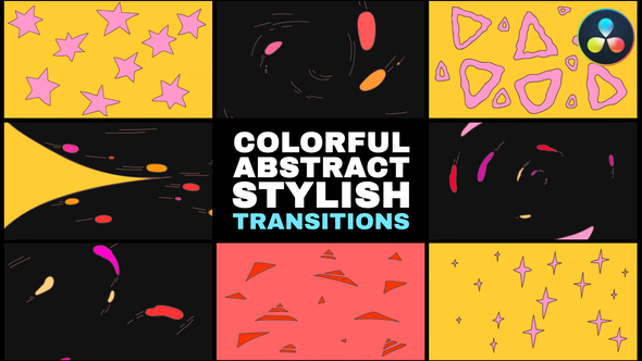 Photo of Colorful Abstract Stylish Transitions | DaVinci Resolve – Videohive 54633214