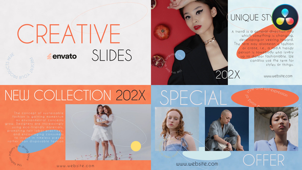 Photo of Creative Presentation Slides for DaVinci Resolve – Videohive 54908142