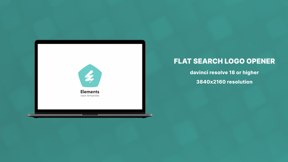 Photo of DaVinci Resolve Flat Search Logo Opener – Videohive 55009778