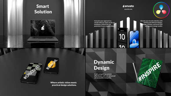 Photo of Device Mockup Scenes and Stories for DaVinci Resolve – Videohive 54833402