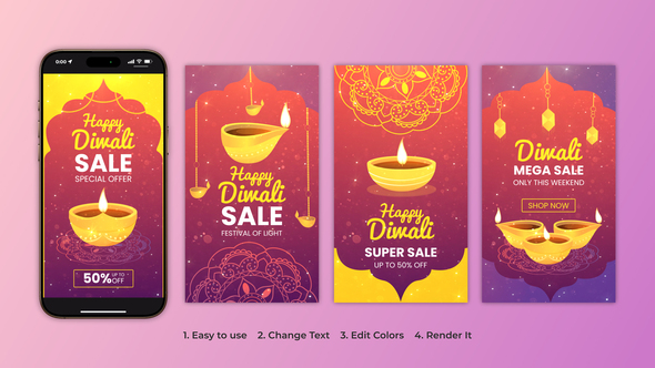 Photo of Diwali Sale Instagram Stories – Videohive 54846600