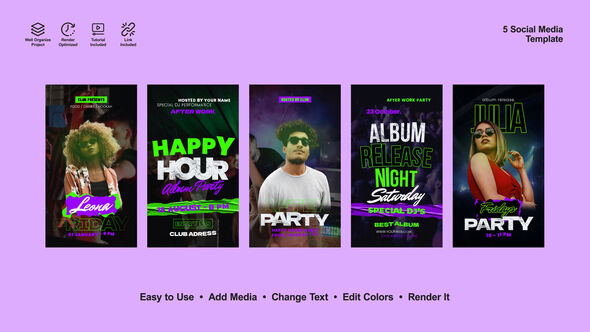 Photo of DJ Party Instagram Stories – Videohive 54886399