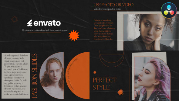 Photo of Fashion Slides for DaVinci Resolve – Videohive 54590113