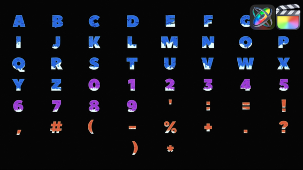 Photo of Fluid Alphabet for FCPX – Videohive 54794060