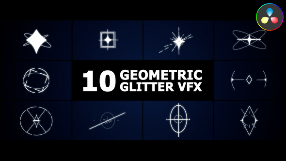 Photo of Geometric Glitter VFX | DaVinci Resolve – Videohive 54685939