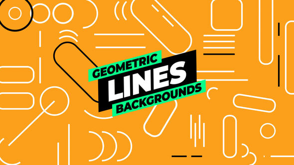 Photo of Geometric Lines Backgrounds – Videohive 54822137