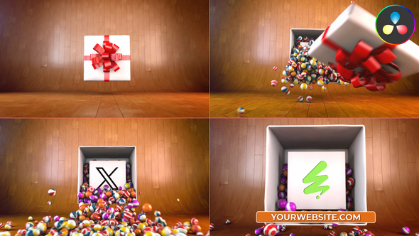 Photo of Gift Box Logo for DaVinci Resolve – Videohive 54958046