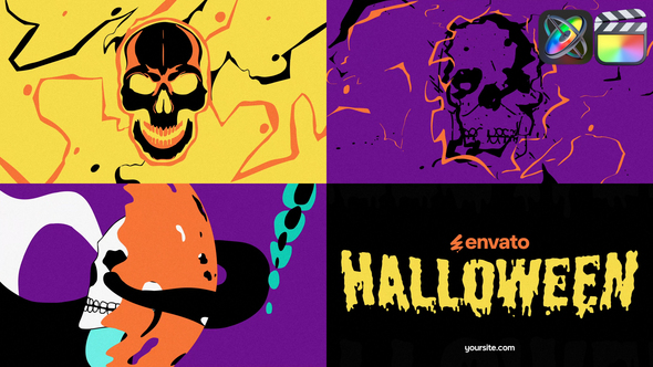 Photo of Halloween Skull Opener for FCPX – Videohive 54702023