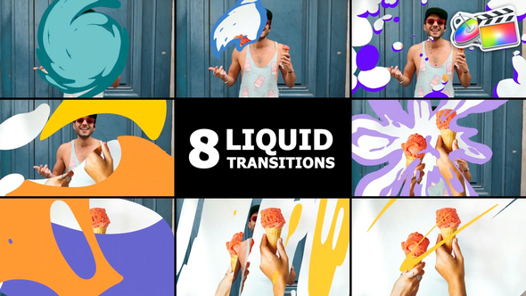 Photo of Liquid Transitions | FCPX – Videohive 54907609