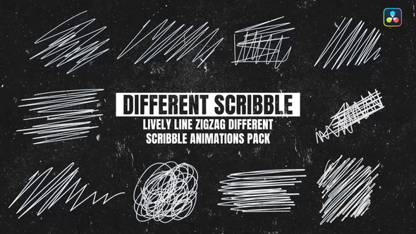 Photo of Lively Line Zigzag Different Scribble Animations Pack For DaVinci Resolve – Videohive 54854851