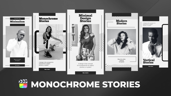 Photo of Monochrome Stories for Final Cut Pro – Videohive 54745503