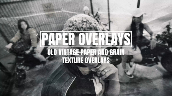 Photo of Old Vintage Paper And Texture Overlays | Final Cut X and Apple Motion – Videohive 54551450